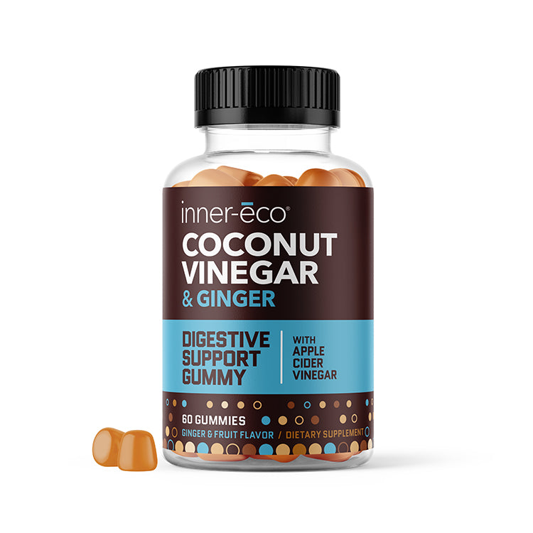 Inner-Eco Coconut Vinegar & Ginger Gummies